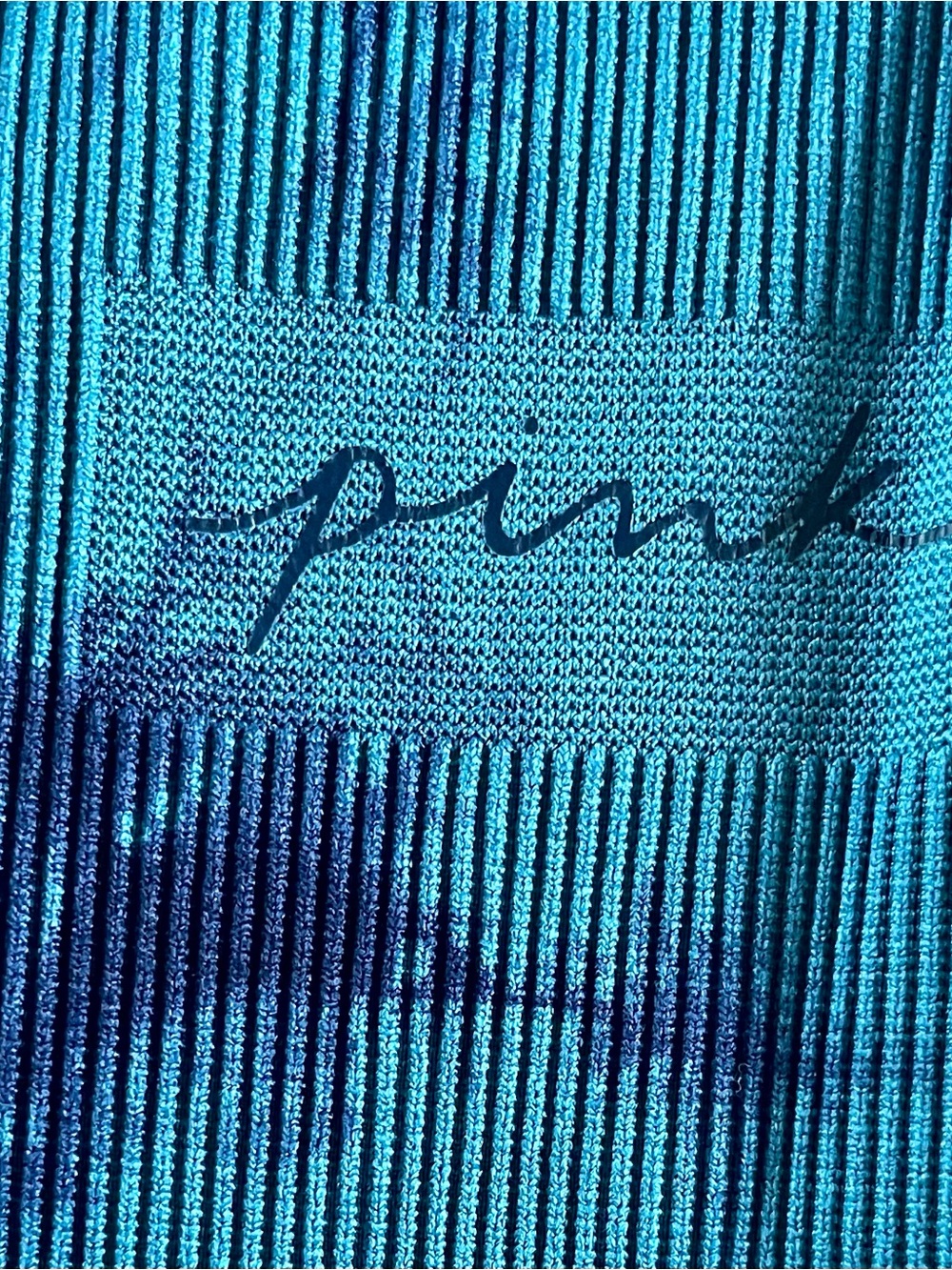 PINK Victoria's Secret Blue Tie-Dye High-Rise Leggings - Picture 4 of 6